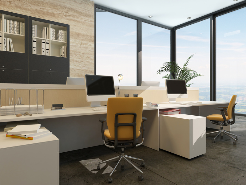 Spacious Work Environment in a Modern Office